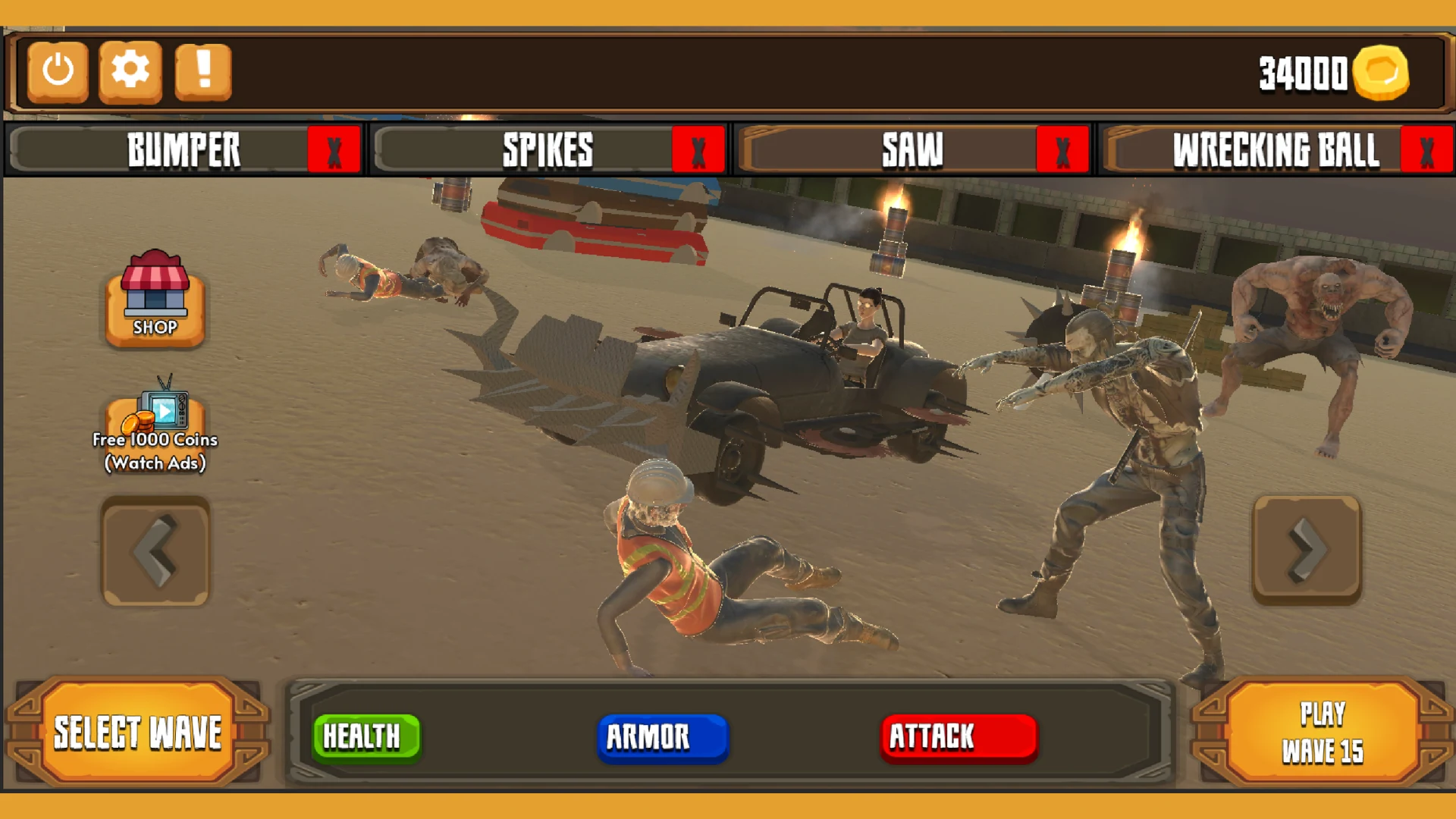 Mad Max Zombie : Crash & Smash screenshot